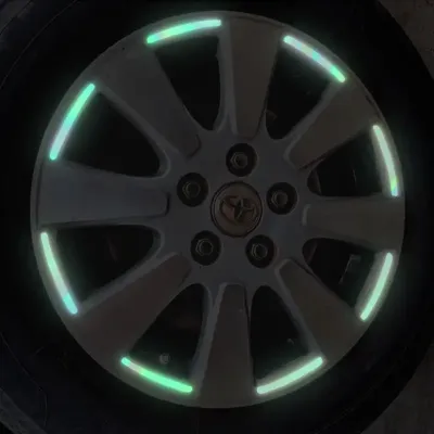 Reflective Colorful Car, Bike Wheel Hub Rim Stripe Tape